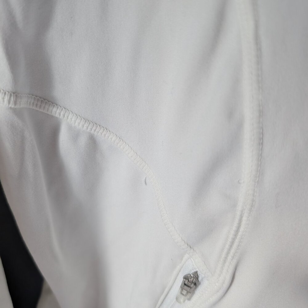 Coolibar White Full-Zip Women's Jacket - Picture 6 of 6